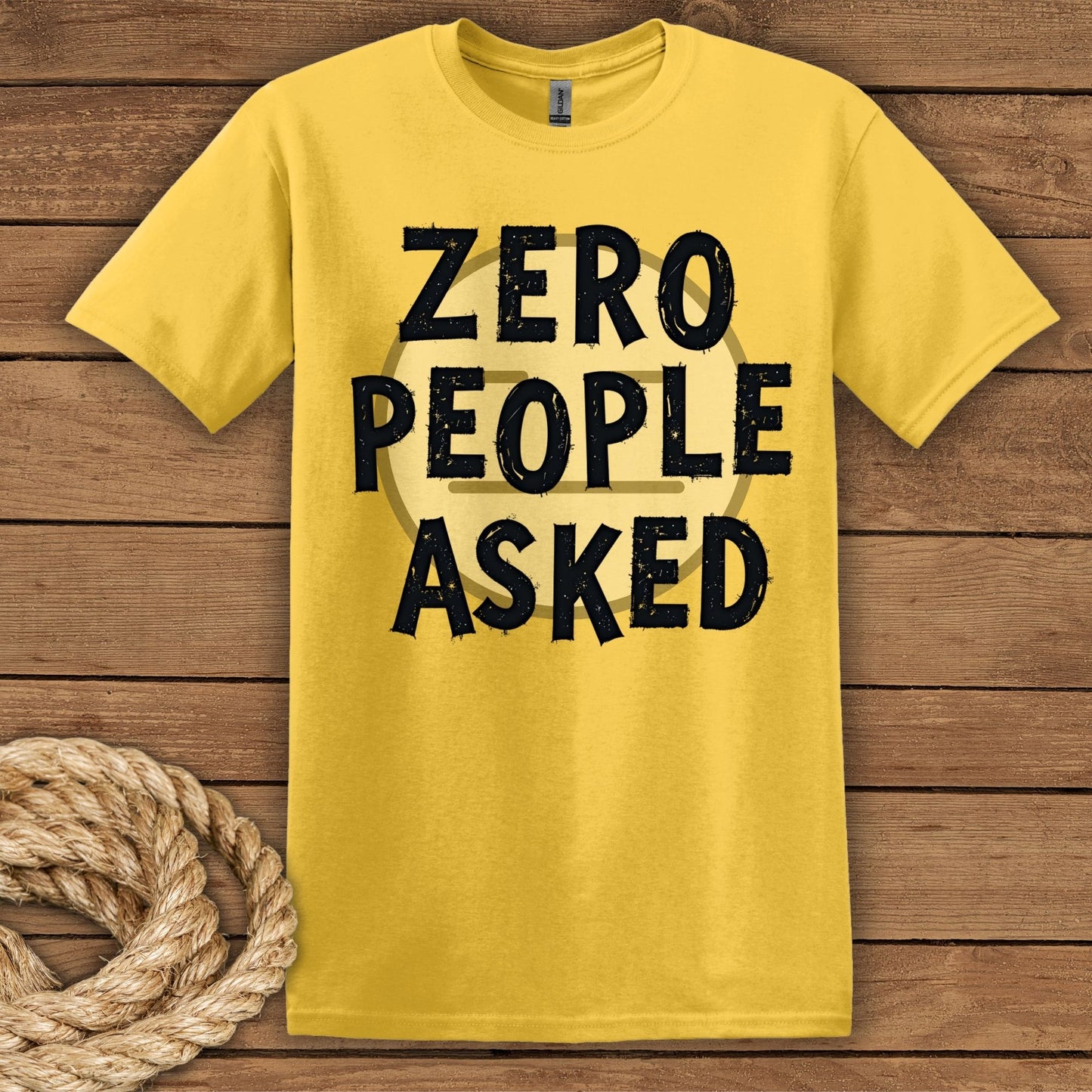 Zero People Asked Unisex Softstyle T-Shirt
