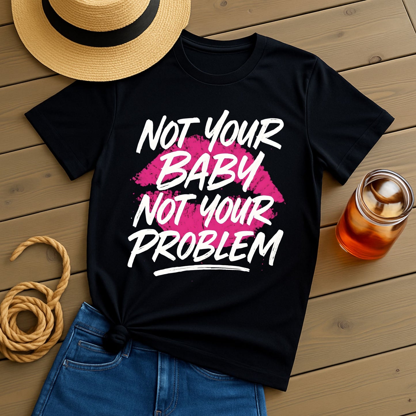 "Not Your Baby, Not Your Problem" T-Shirt