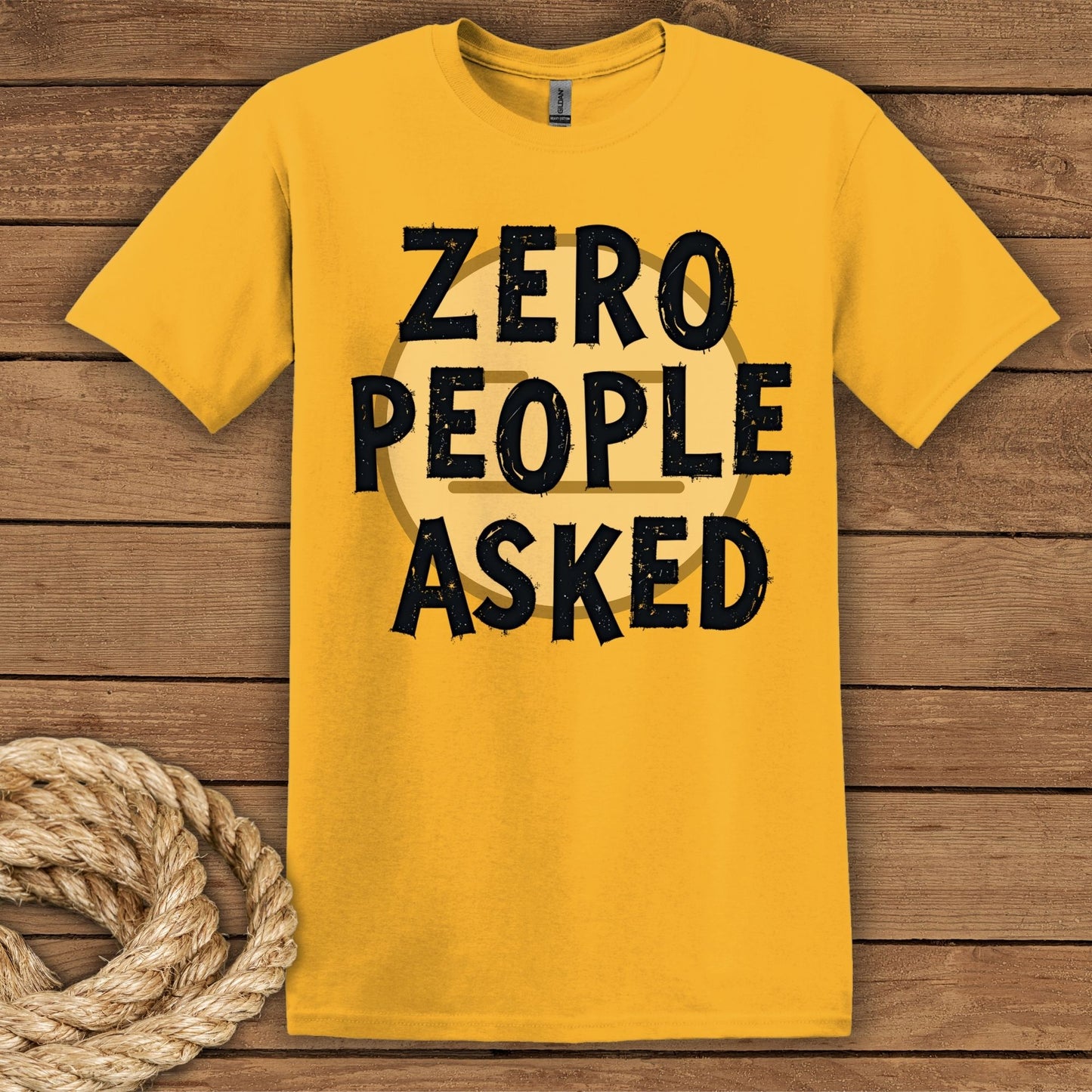 Zero People Asked Unisex Softstyle T-Shirt