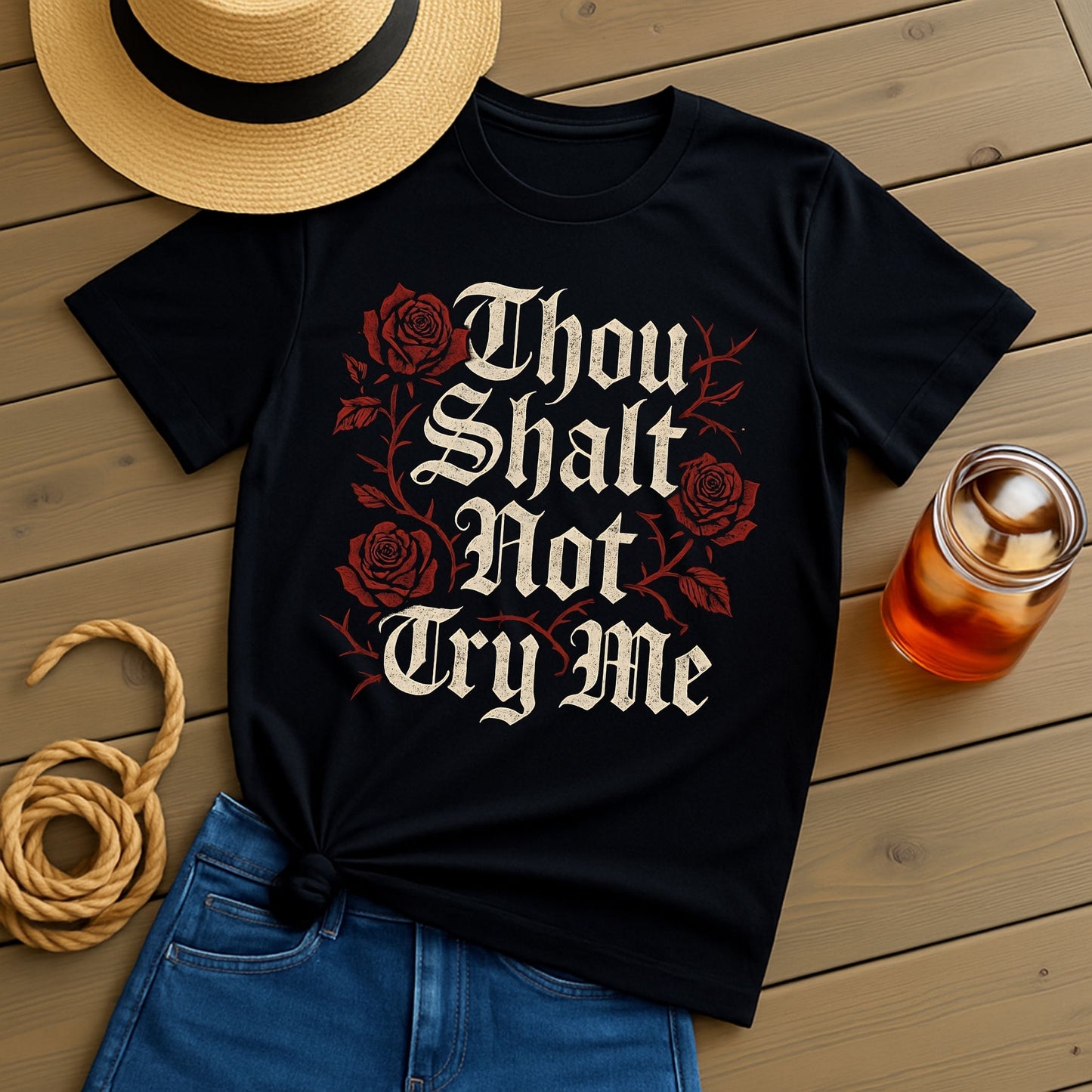 Thou Shall Not Try Me T-shirt