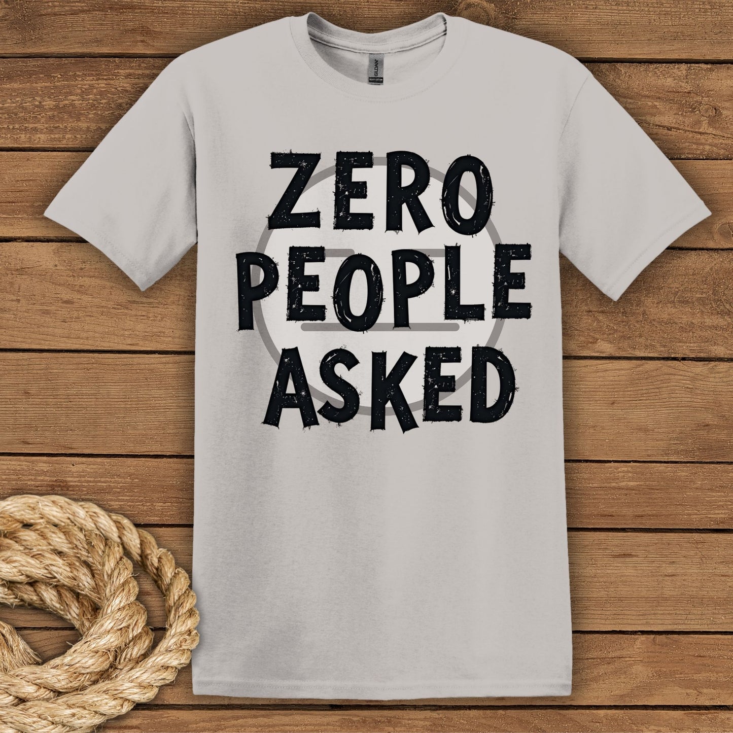 Zero People Asked Unisex Softstyle T-Shirt
