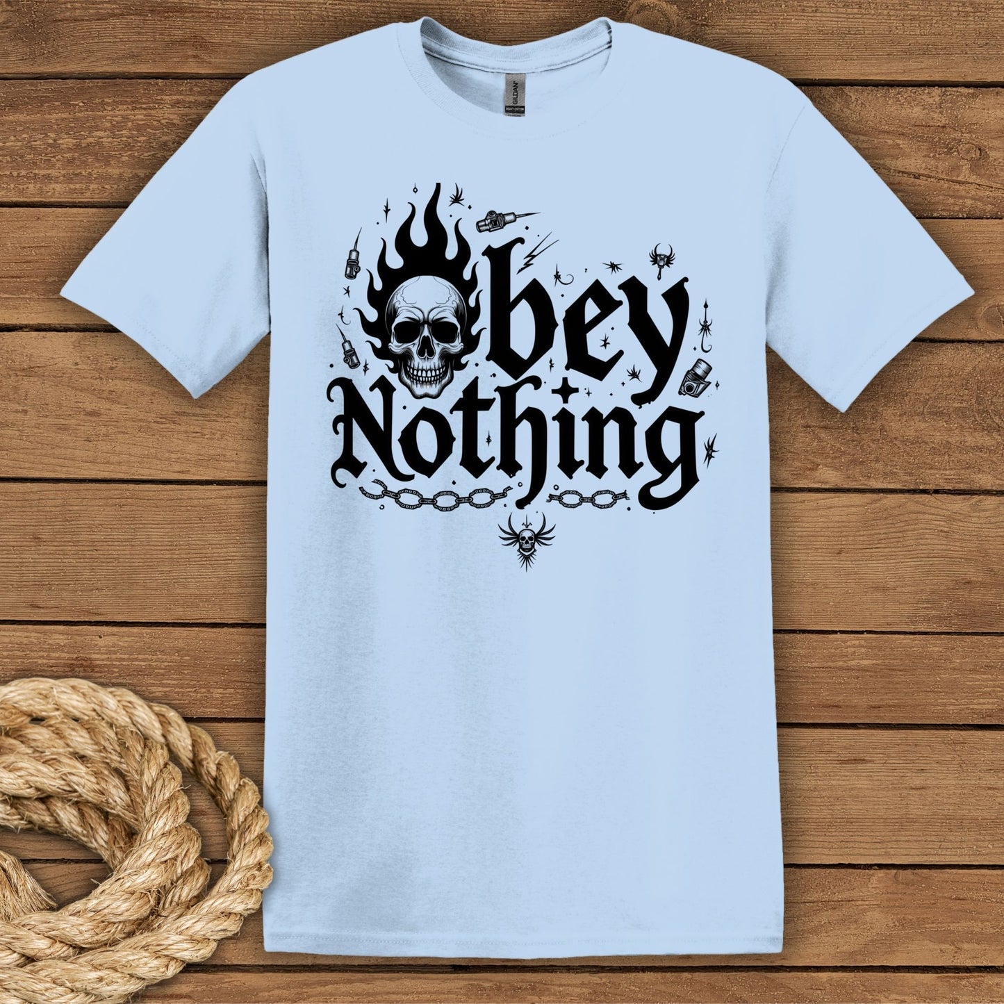 'Obey Nothing' Graphic Tee Unisex Softstyle T-Shirt