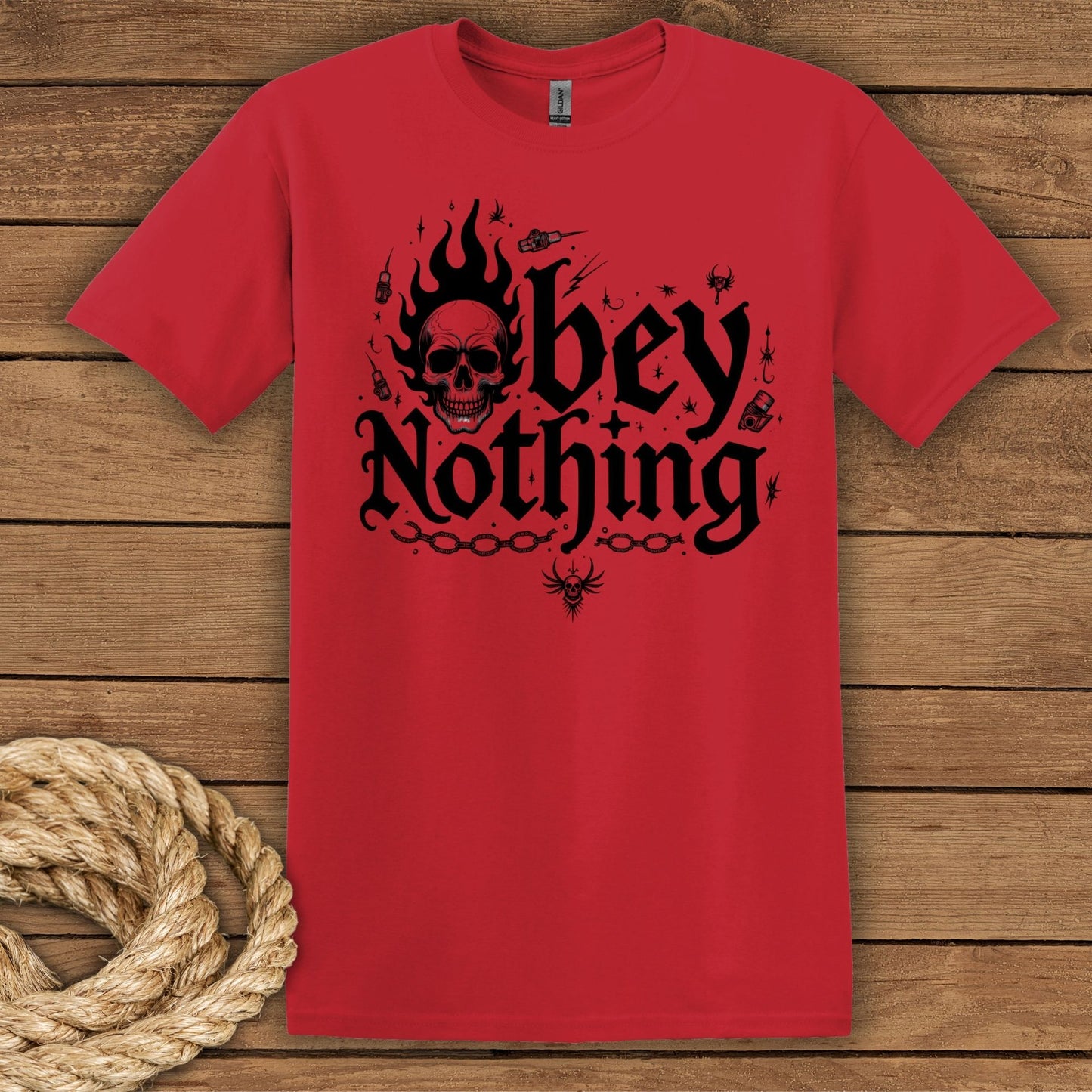 'Obey Nothing' Graphic Tee Unisex Softstyle T-Shirt