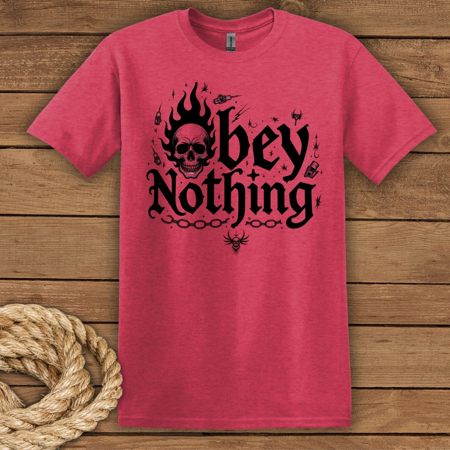 'Obey Nothing' Graphic Tee Unisex Softstyle T-Shirt