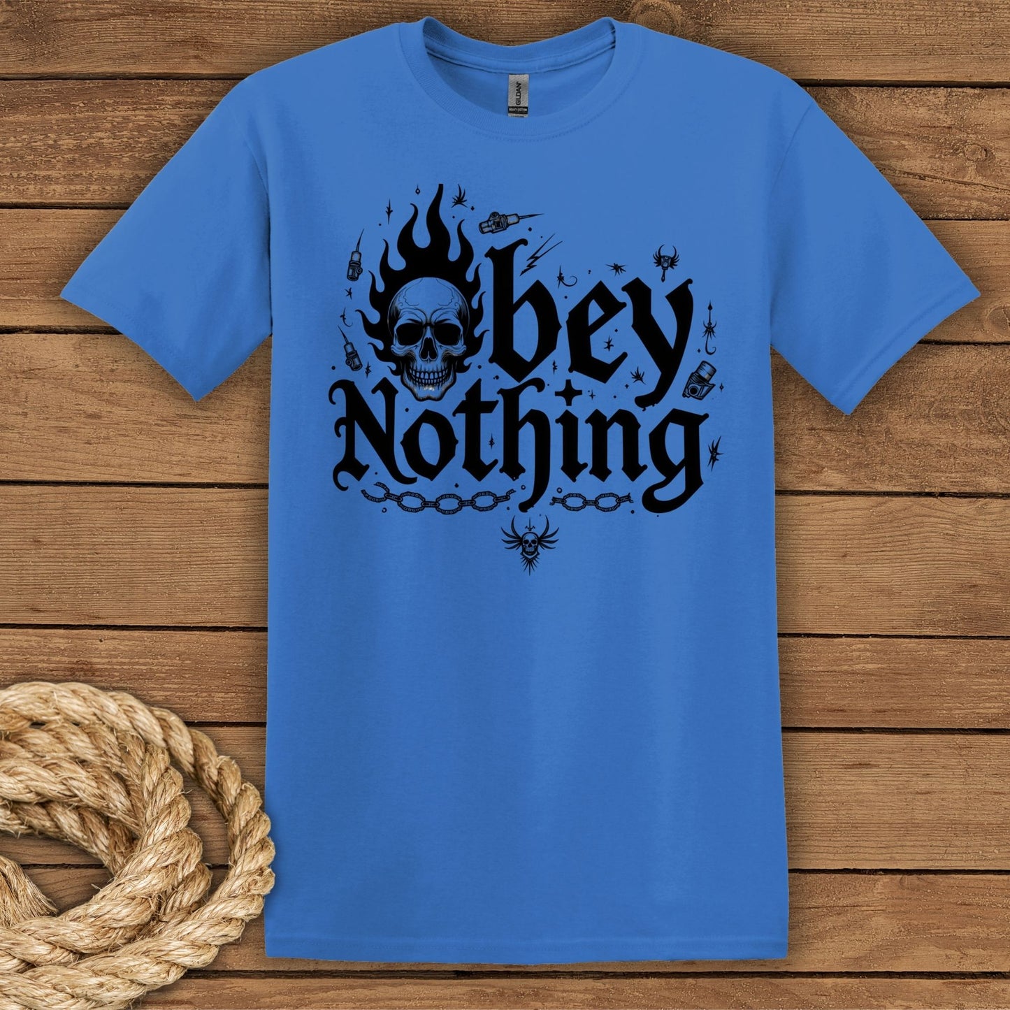 'Obey Nothing' Graphic Tee Unisex Softstyle T-Shirt
