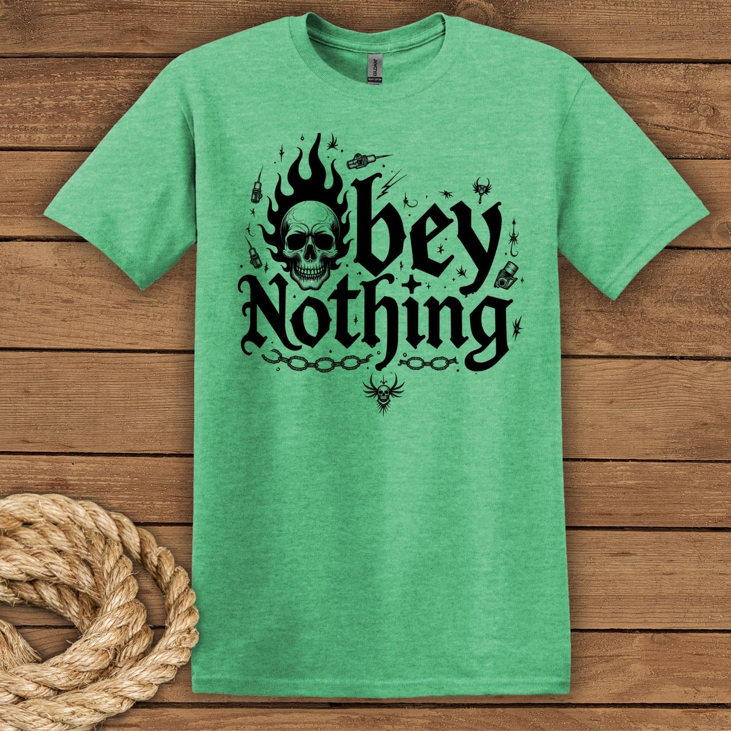'Obey Nothing' Graphic Tee Unisex Softstyle T-Shirt