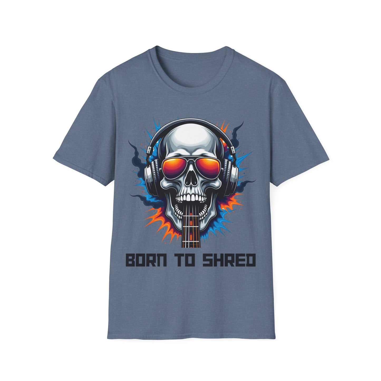 Born to Shred Skull Graphic Unisex T-Shirt