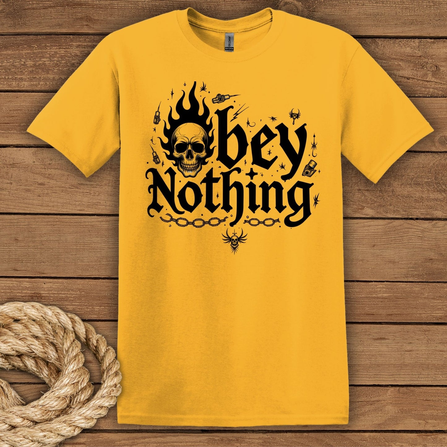 'Obey Nothing' Graphic Tee Unisex Softstyle T-Shirt