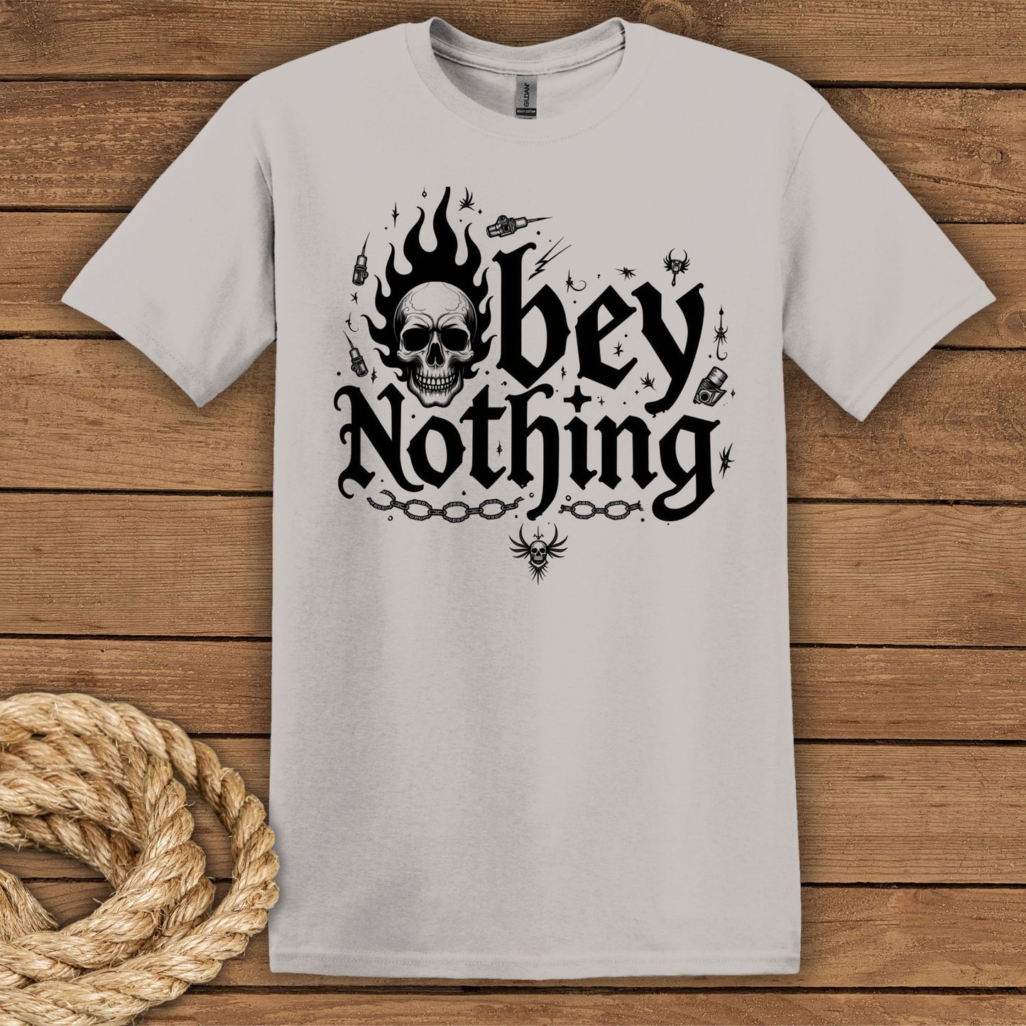 'Obey Nothing' Graphic Tee Unisex Softstyle T-Shirt