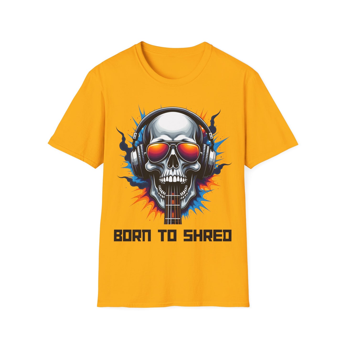 Born to Shred Skull Graphic Unisex T-Shirt