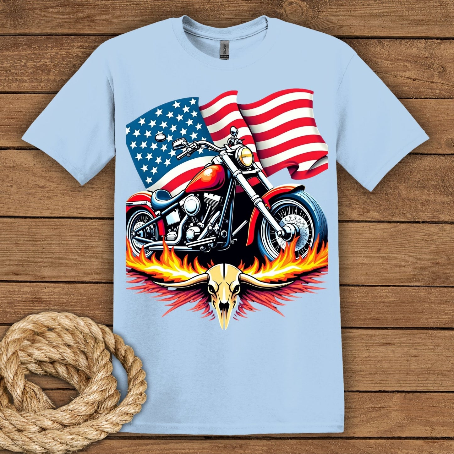 Born to Ride. Raised American T-Shirt