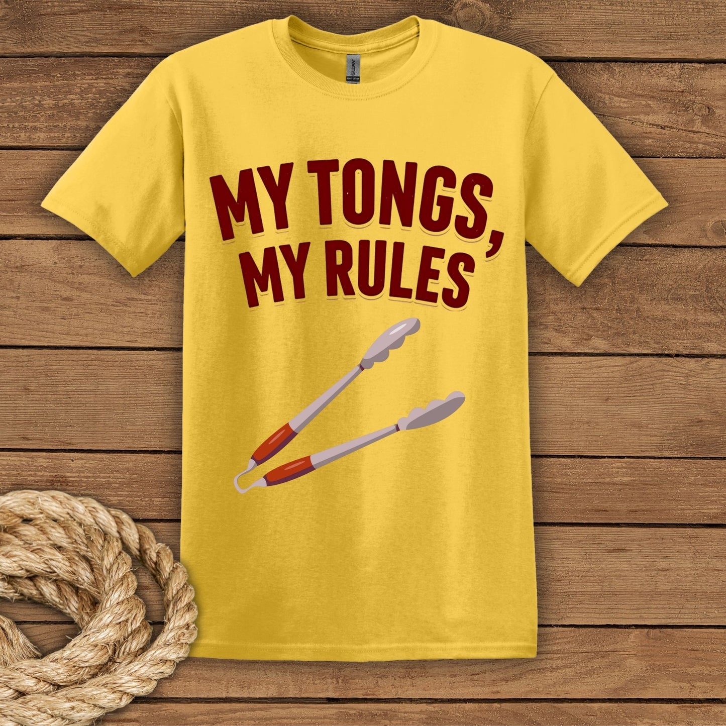 "My Tongs, My Rules" Grilling Enthusiast T-Shirt