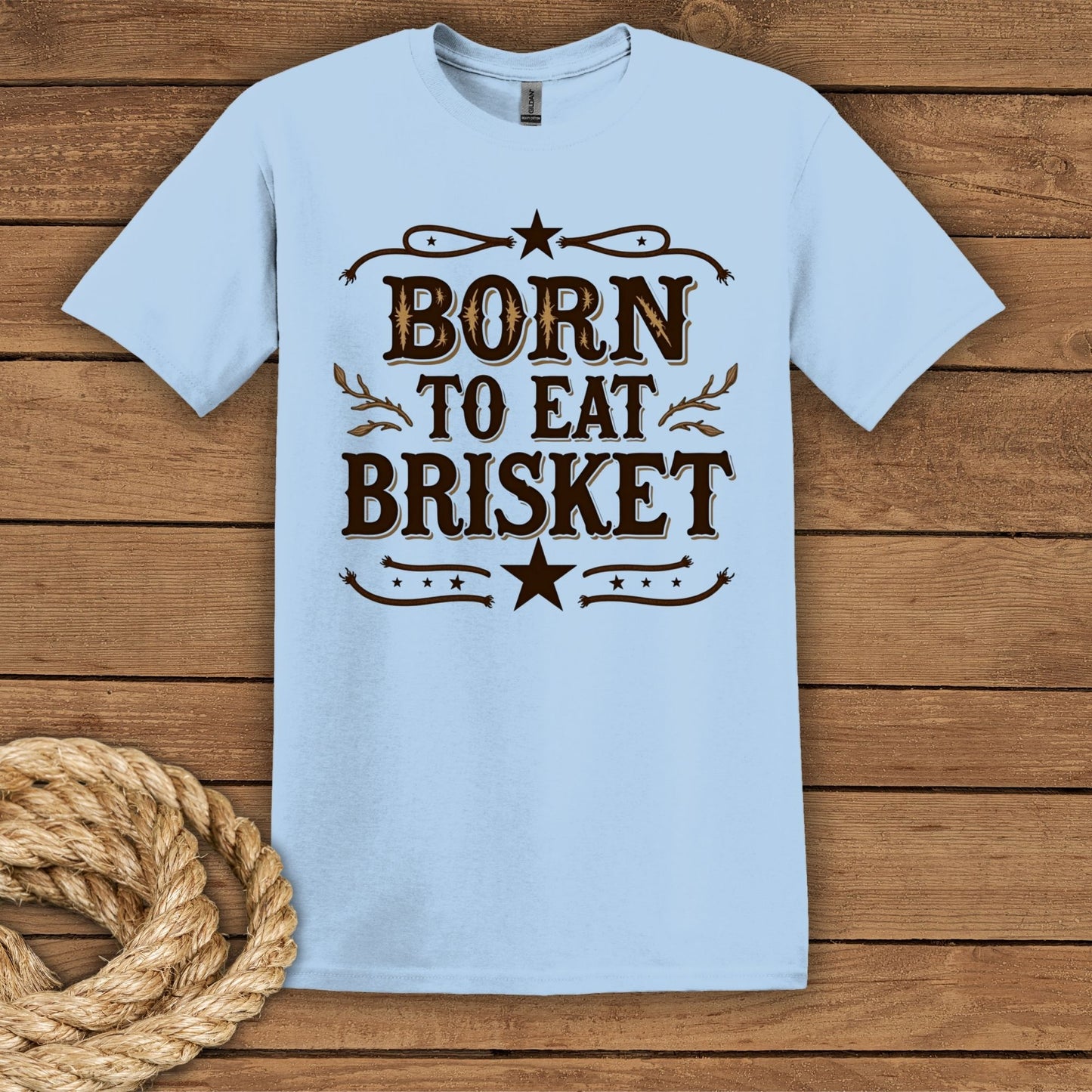Born to Eat Brisket Unisex Softstyle T-Shirt