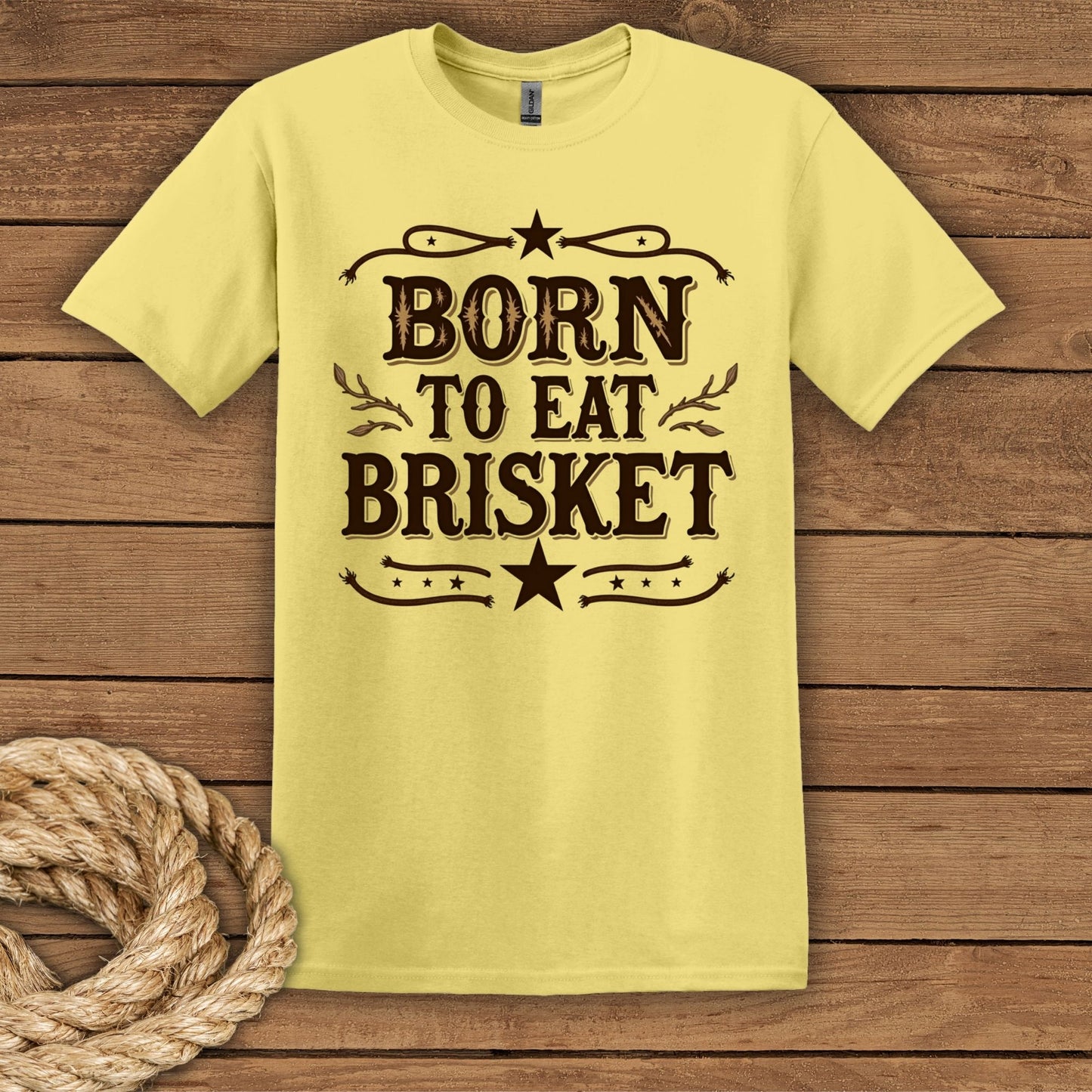 Born to Eat Brisket Unisex Softstyle T-Shirt