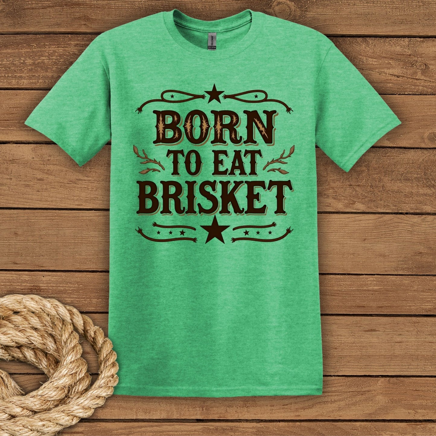 Born to Eat Brisket Unisex Softstyle T-Shirt