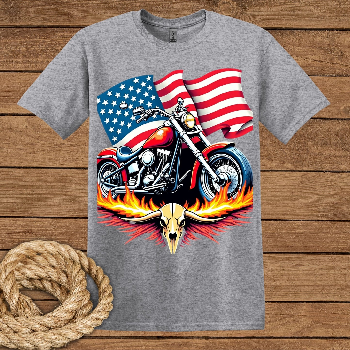 Born to Ride. Raised American T-Shirt