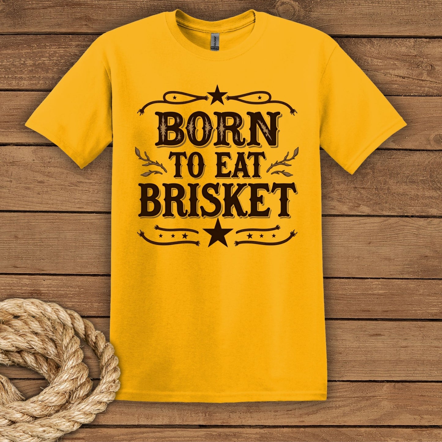 Born to Eat Brisket Unisex Softstyle T-Shirt