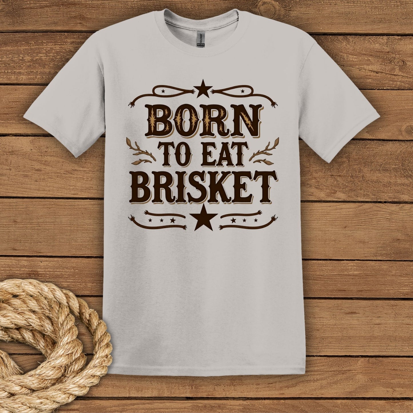 Born to Eat Brisket Unisex Softstyle T-Shirt