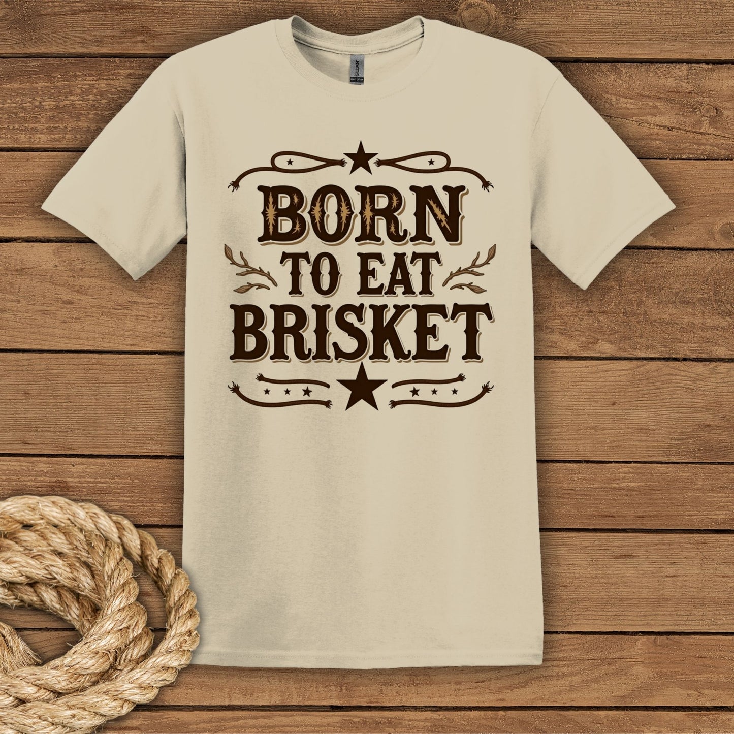 Born to Eat Brisket Unisex Softstyle T-Shirt