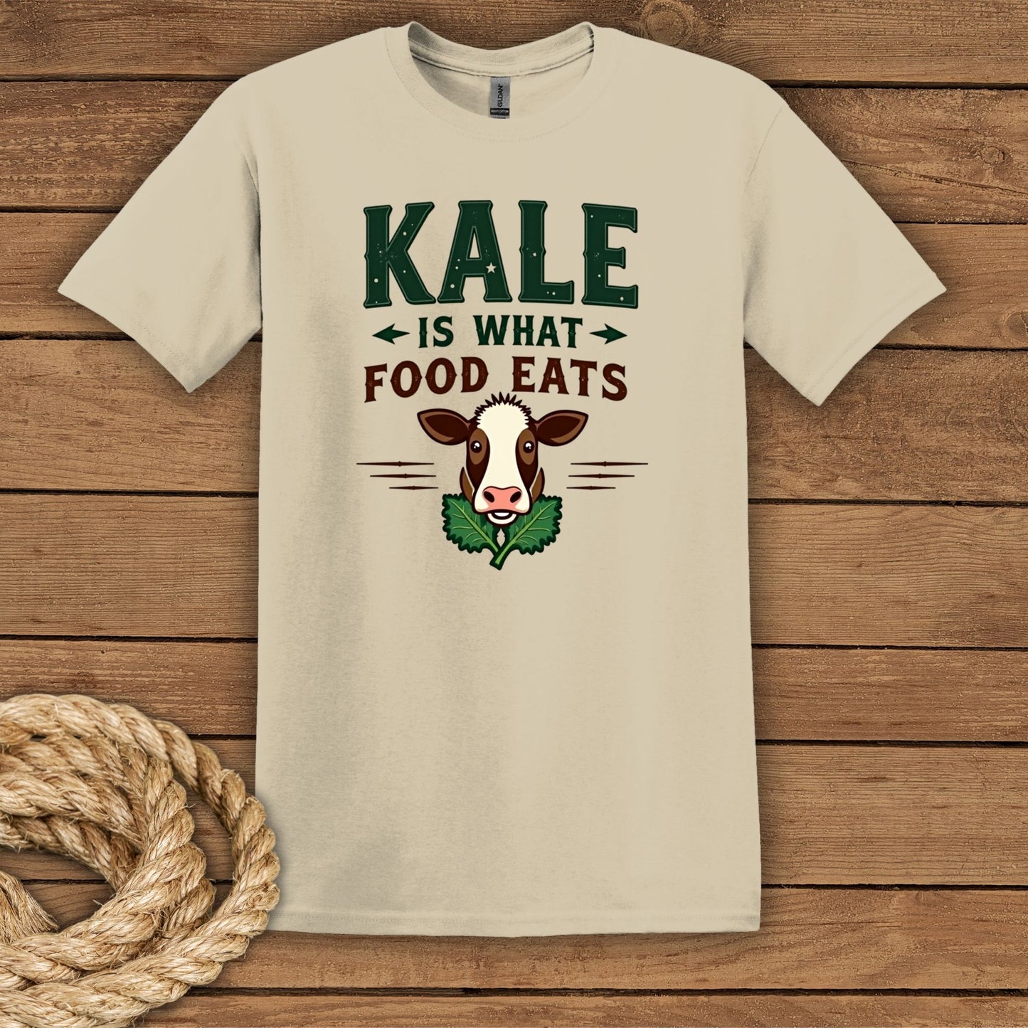 "Kale is What Food Eats" Unisex Softstyle T-Shirt