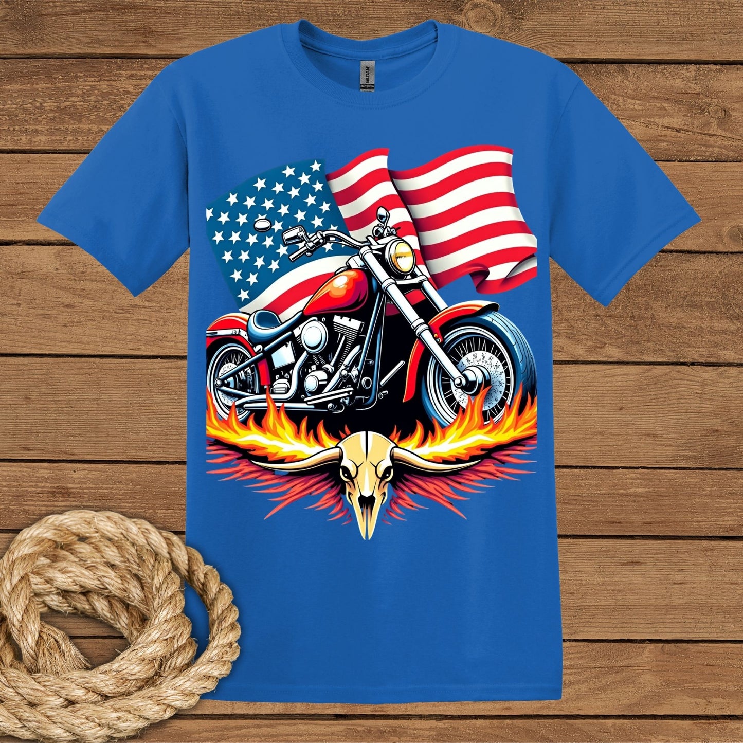Born to Ride. Raised American T-Shirt