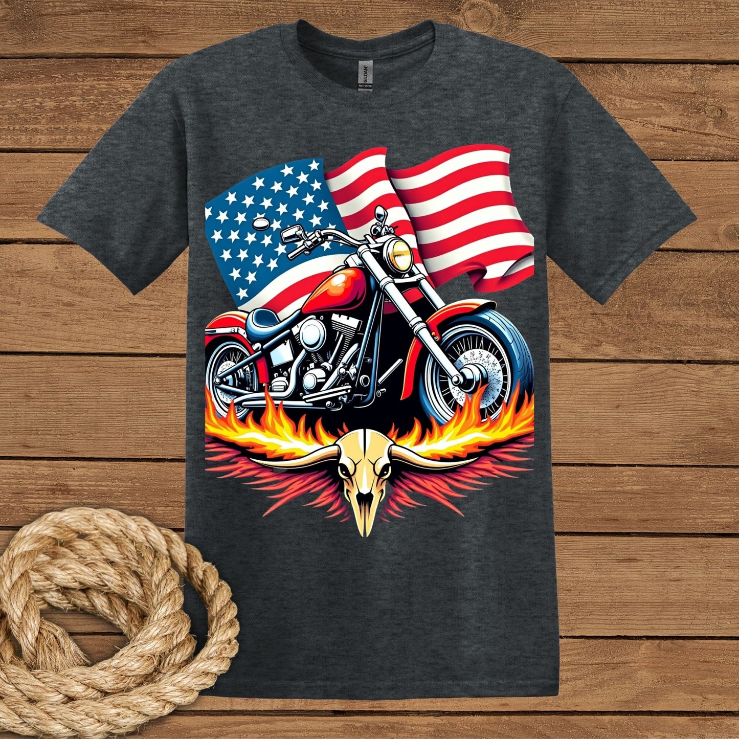 Born to Ride. Raised American T-Shirt