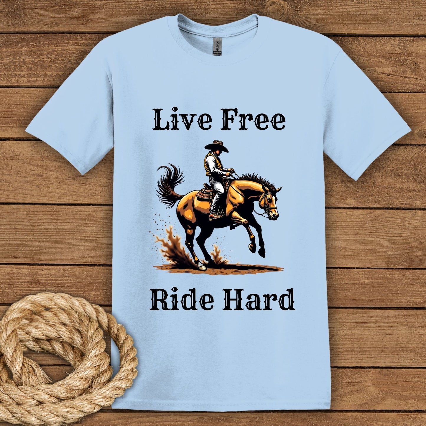 Live Free Ride Hard Unisex T-Shirt