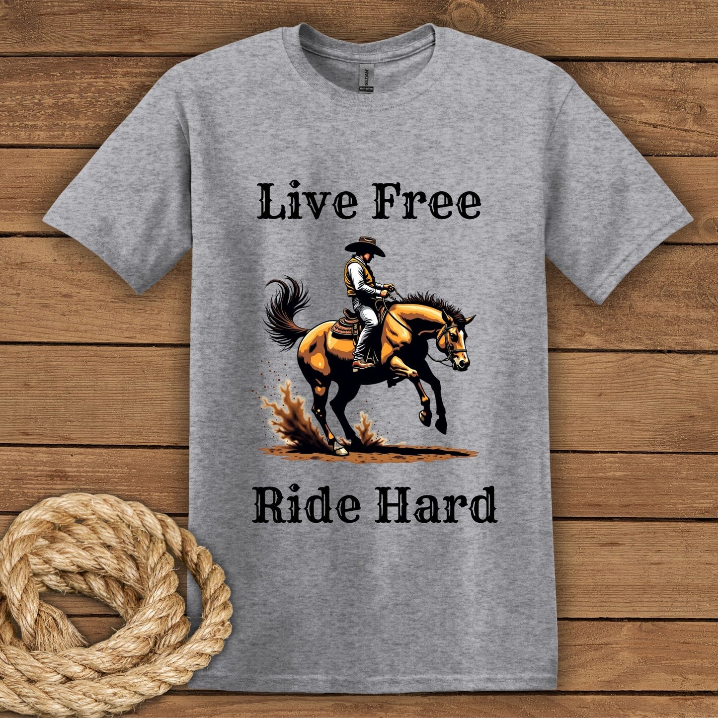 Live Free Ride Hard Unisex T-Shirt