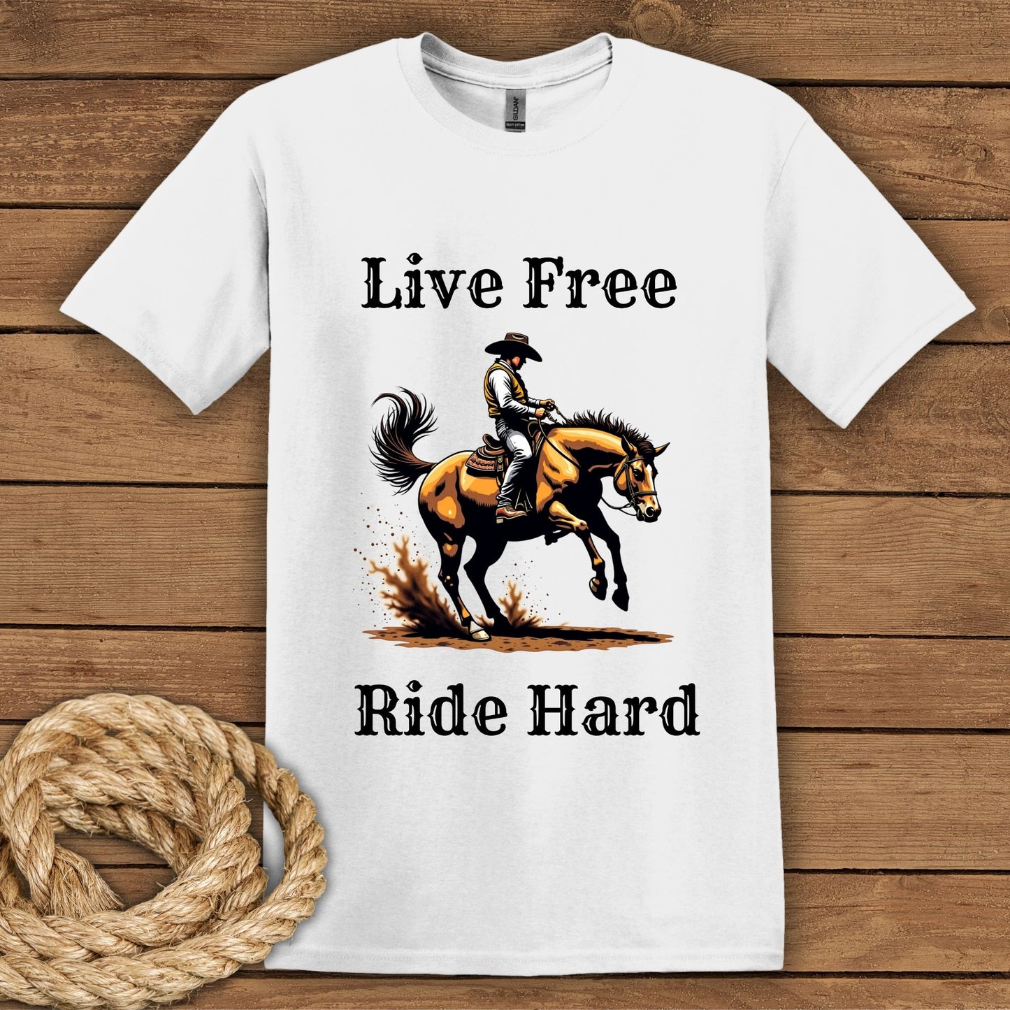 Live Free Ride Hard Unisex T-Shirt