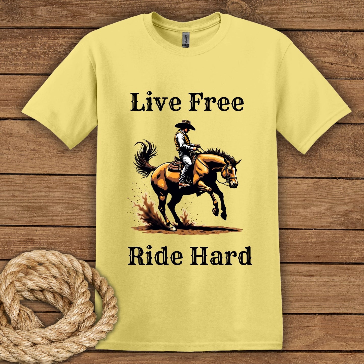Live Free Ride Hard Unisex T-Shirt