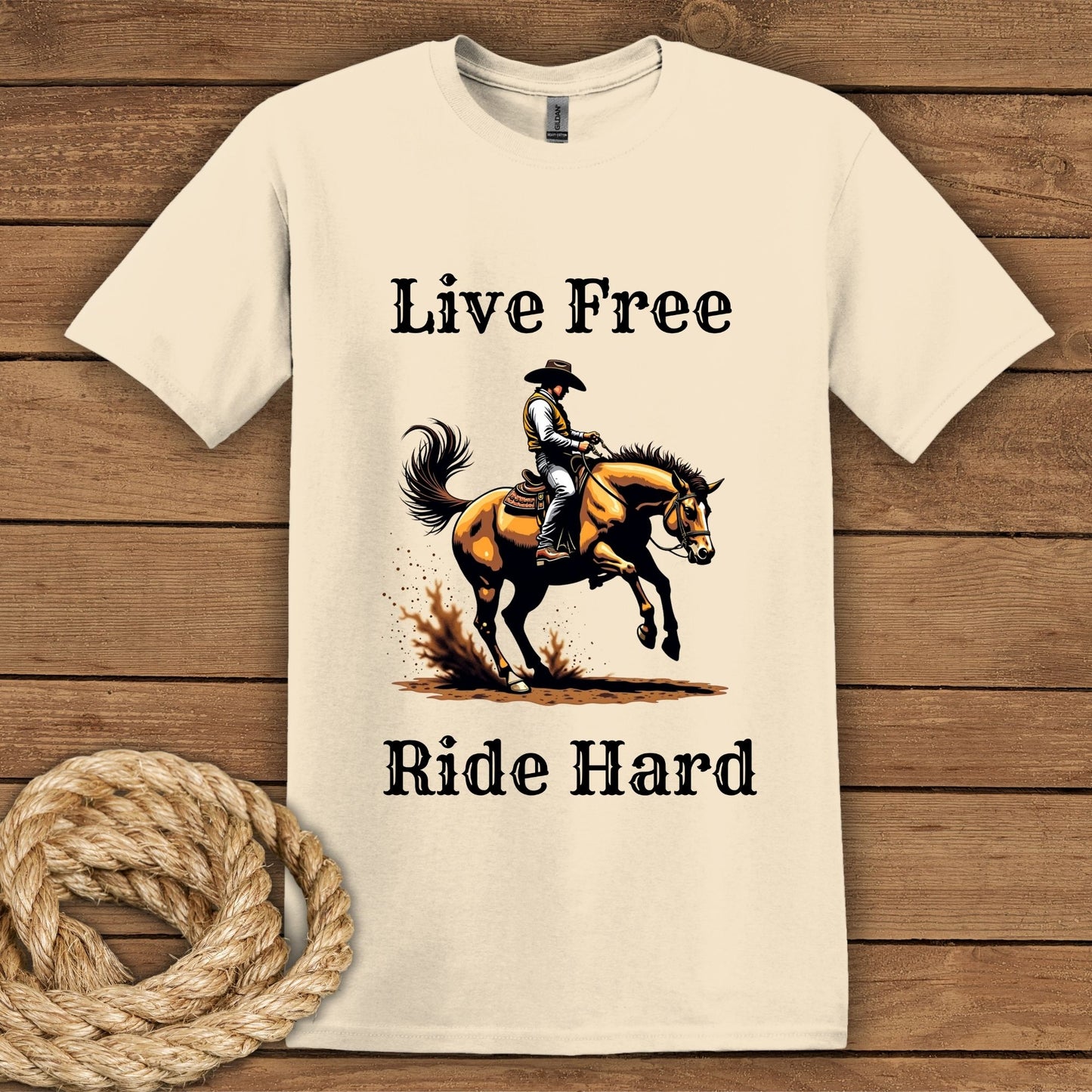 Live Free Ride Hard Unisex T-Shirt