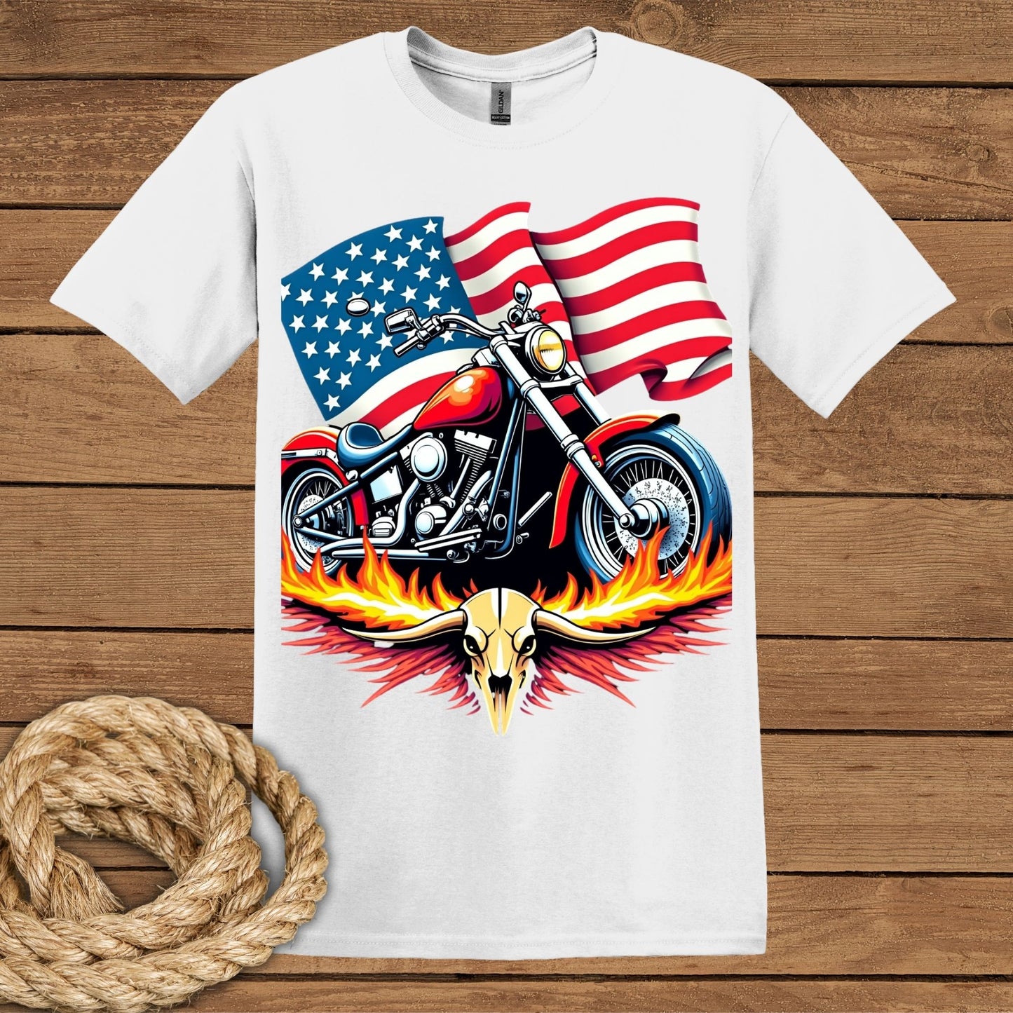 Born to Ride. Raised American T-Shirt