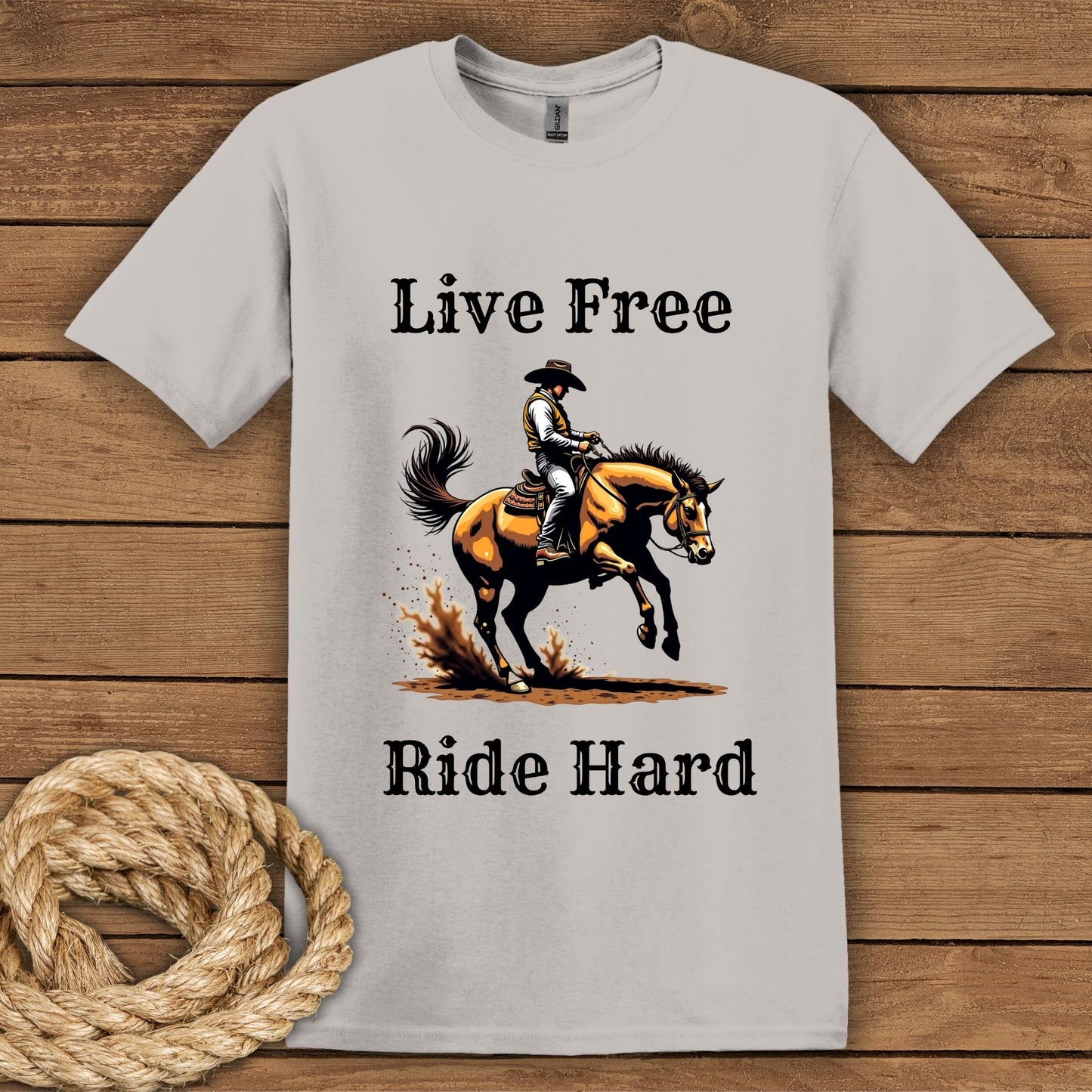 Live Free Ride Hard Unisex T-Shirt