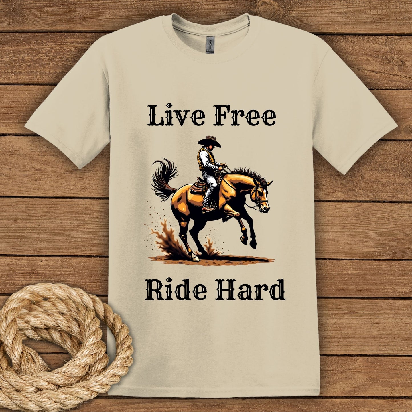 Live Free Ride Hard Unisex T-Shirt