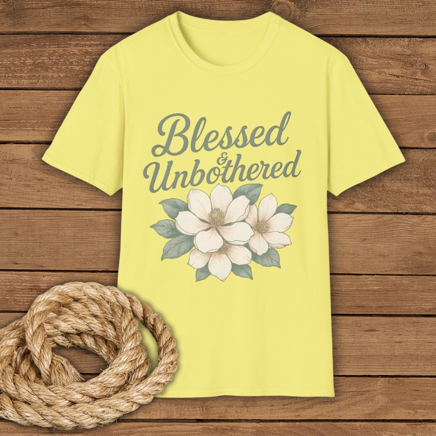 Blessed & Unbothered Floral T-Shirt