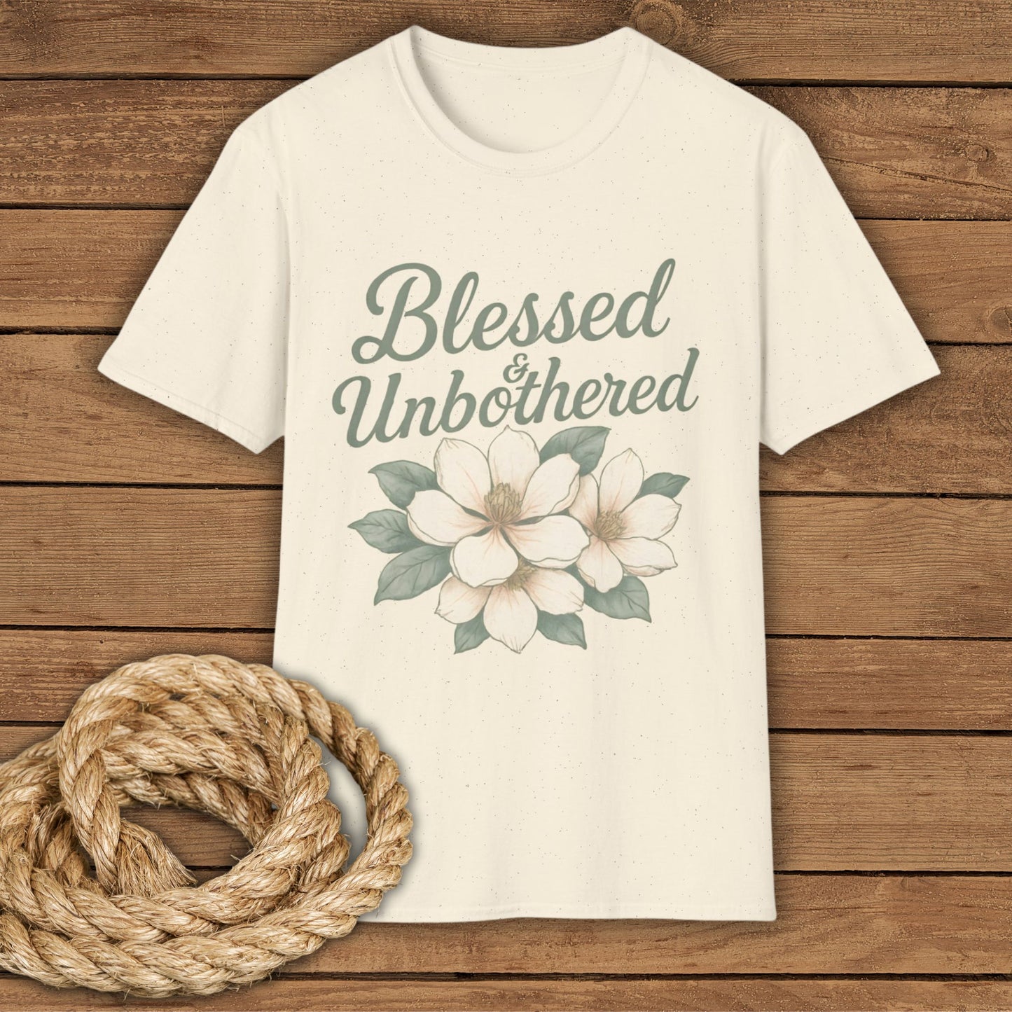 Blessed & Unbothered Floral T-Shirt