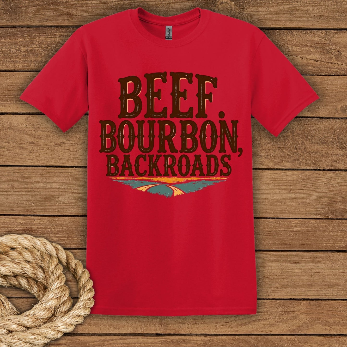 Beef Bourbon Backroads Unisex T-Shirt