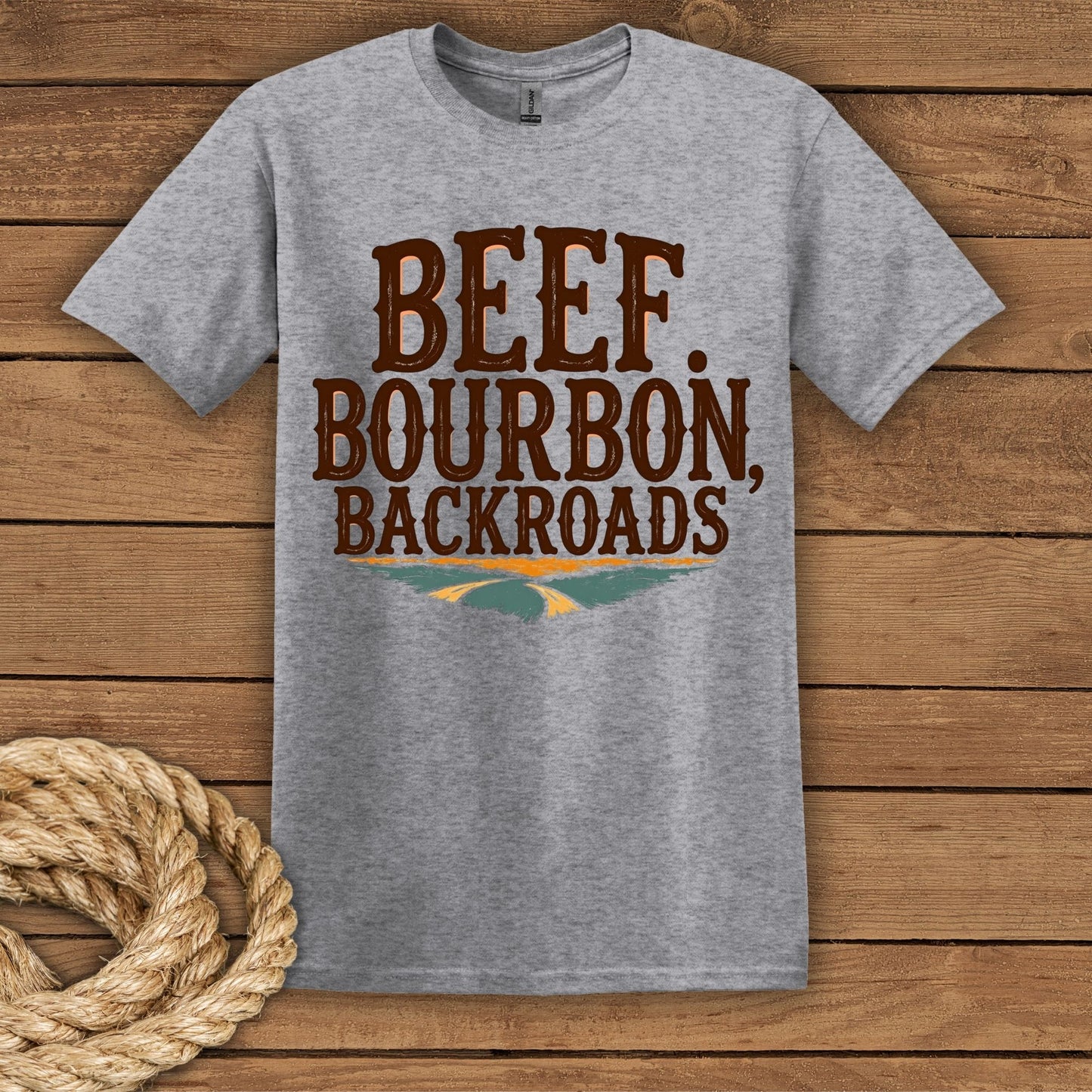 Beef Bourbon Backroads Unisex T-Shirt