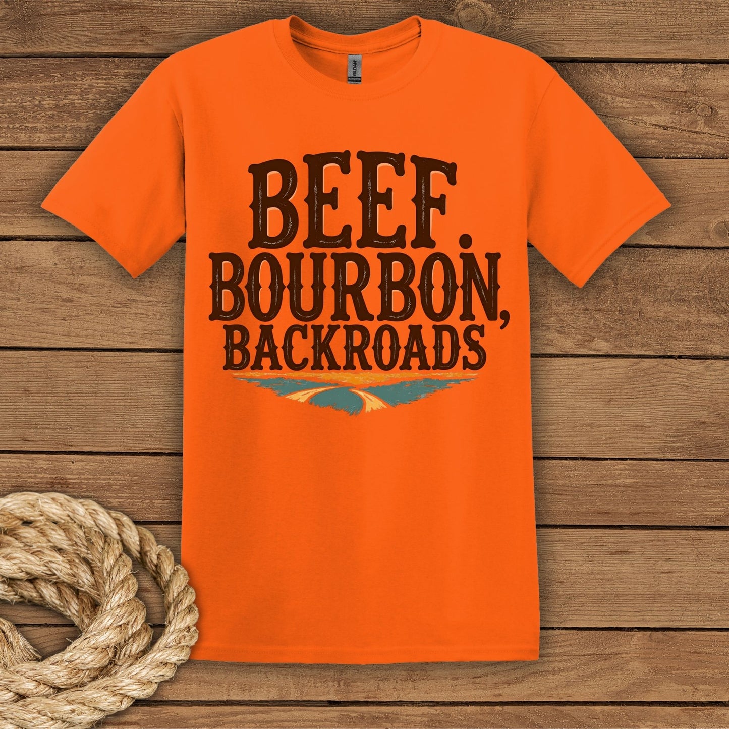 Beef Bourbon Backroads Unisex T-Shirt