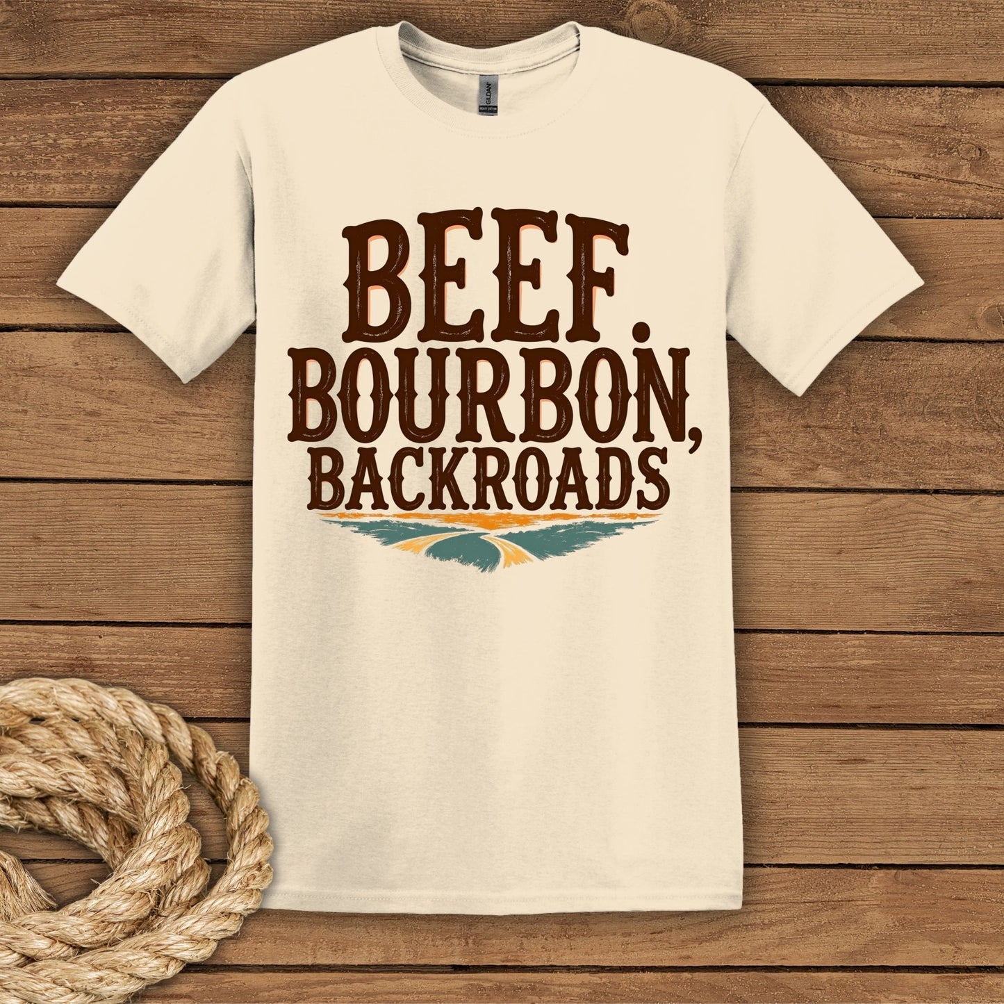 Beef Bourbon Backroads Unisex T-Shirt