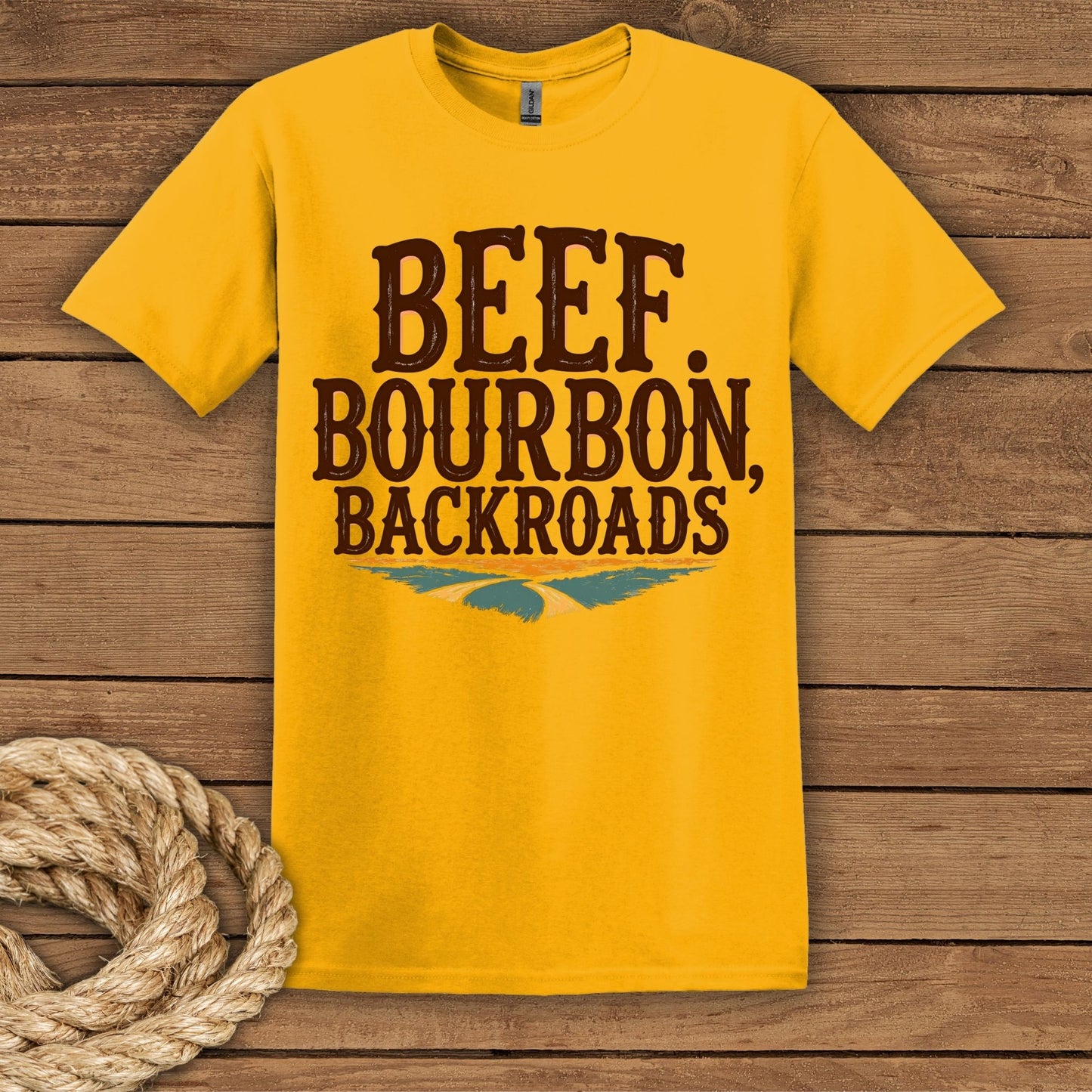 Beef Bourbon Backroads Unisex T-Shirt