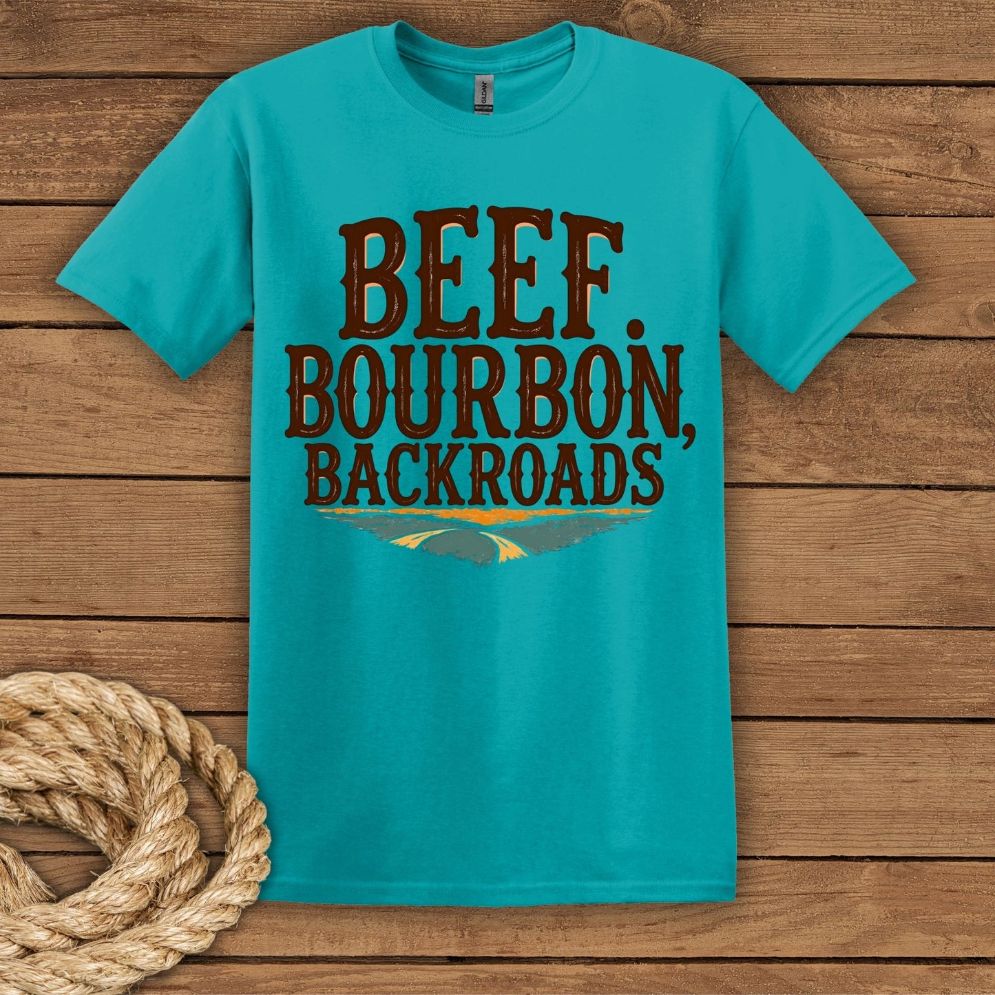 Beef Bourbon Backroads Unisex T-Shirt