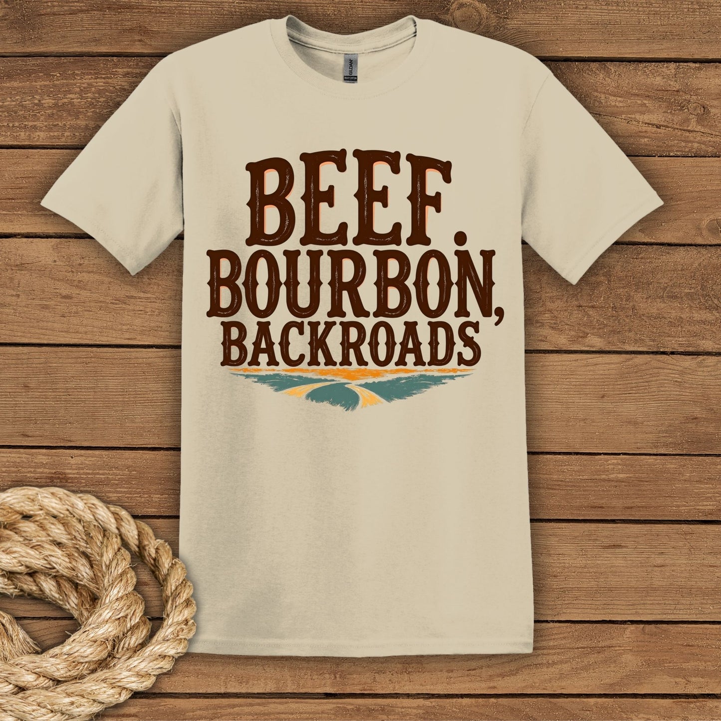 Beef Bourbon Backroads Unisex T-Shirt