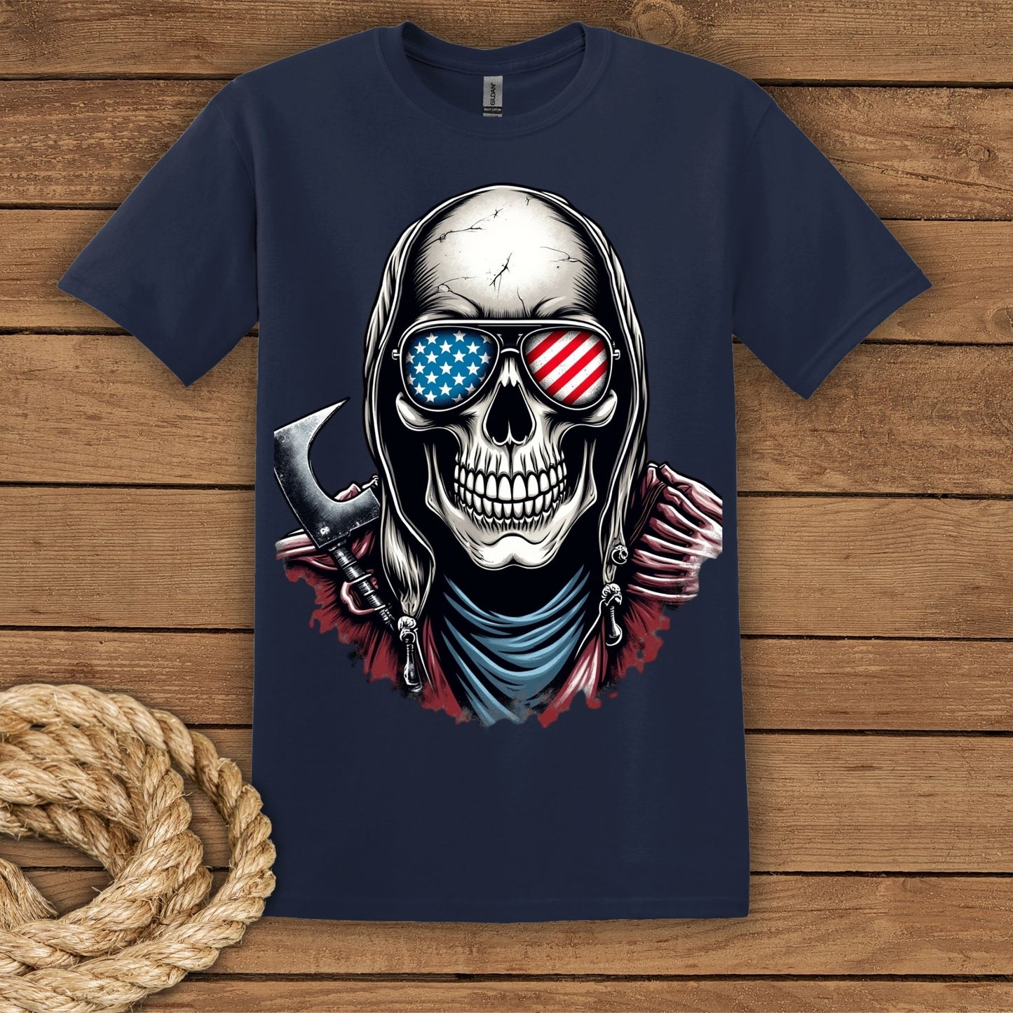 American Skull T-Shirt