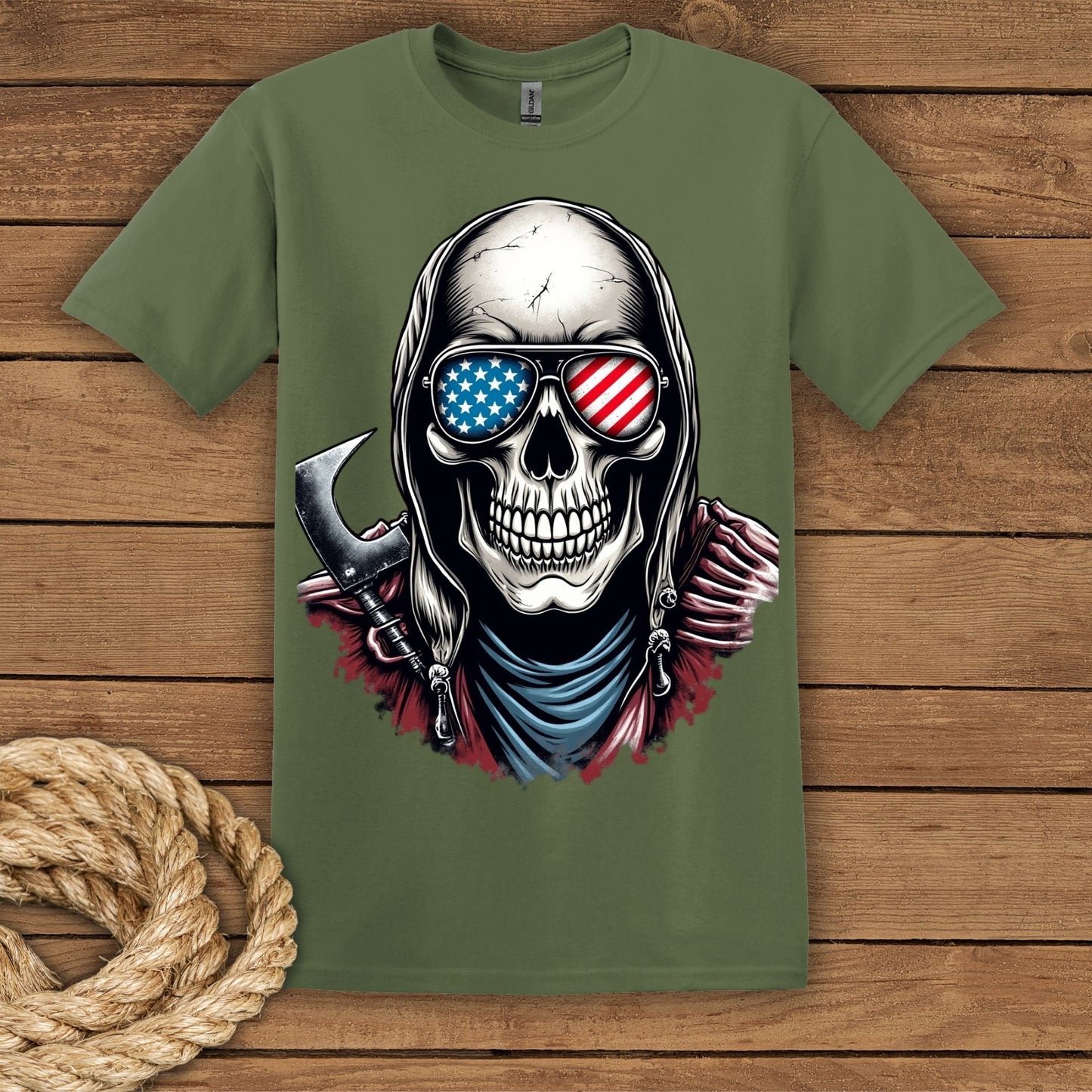 American Skull T-Shirt