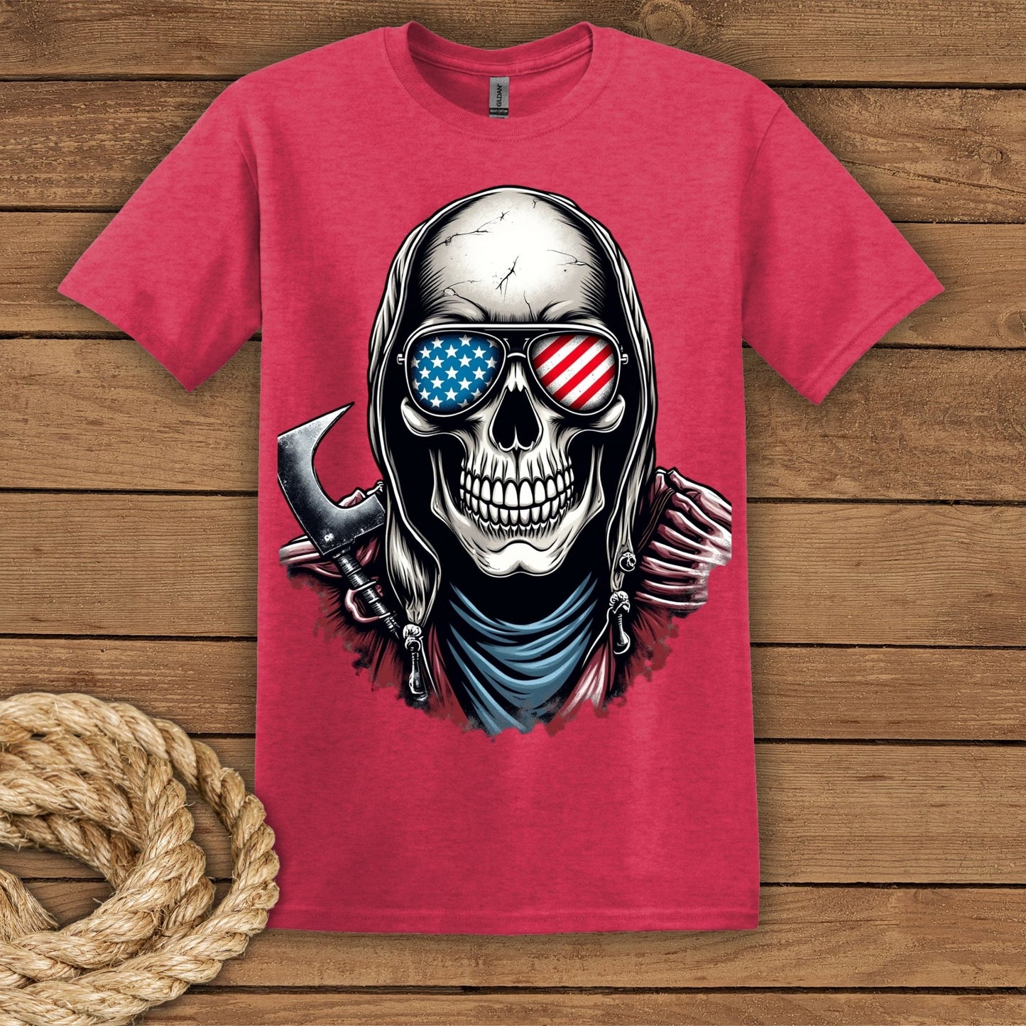 American Skull T-Shirt