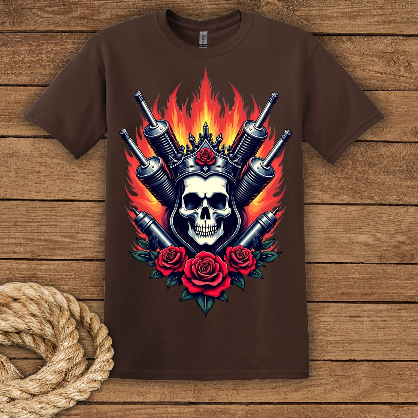 Skull and Roses Unisex T-Shirt