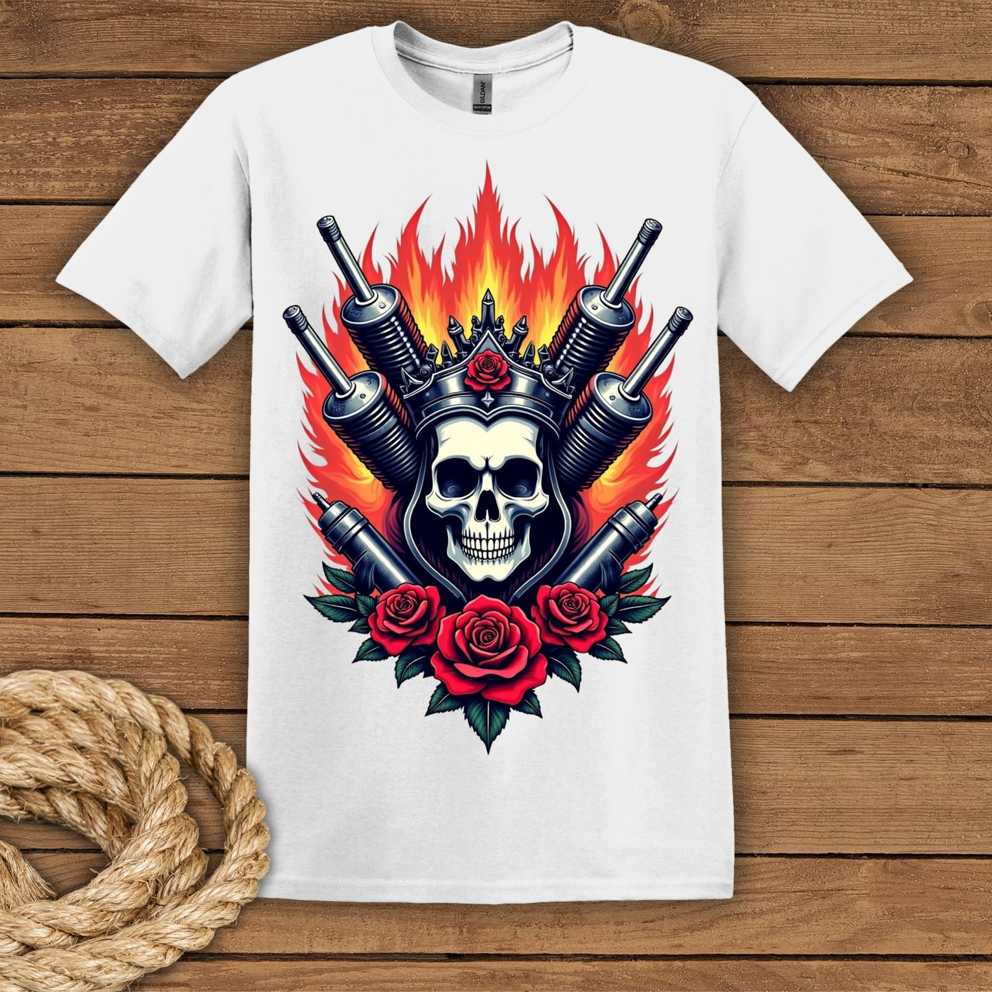Skull and Roses Unisex T-Shirt