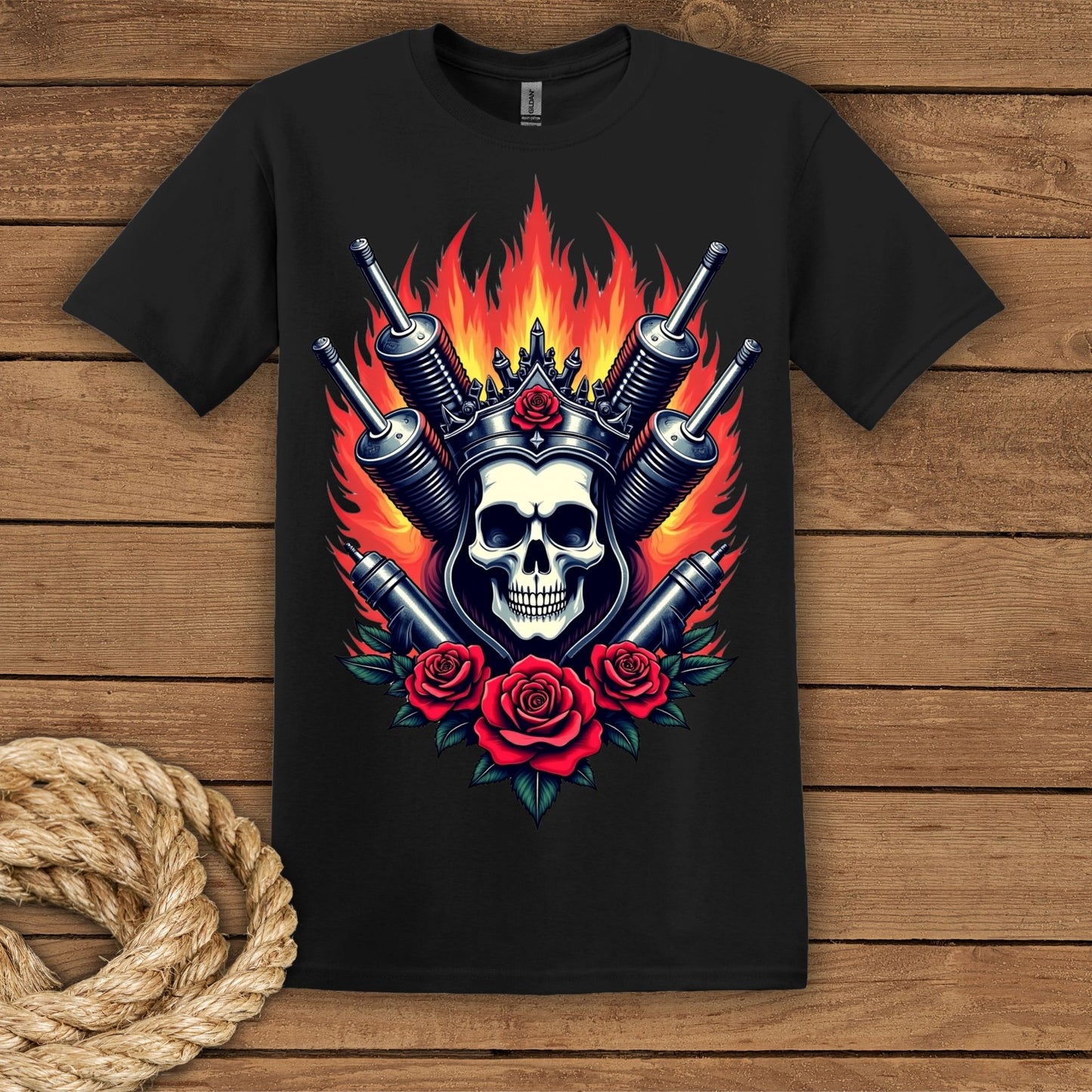 Skull and Roses Unisex T-Shirt