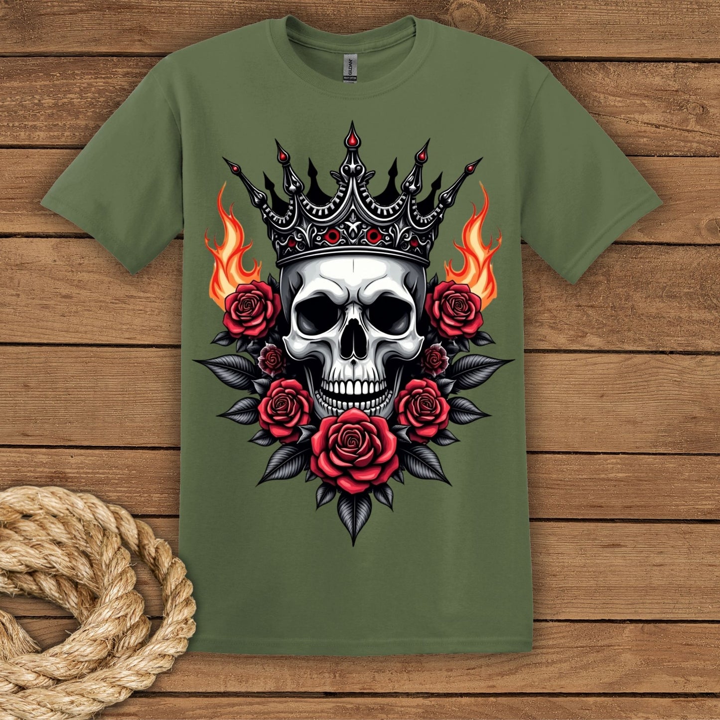 Skull Crown Graphic T-Shirt
